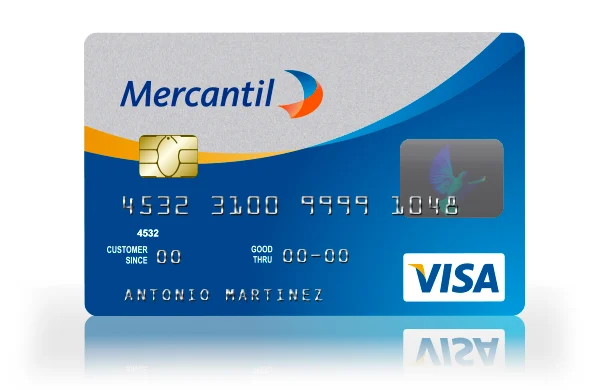 tarjeta visa clásica mercantil
