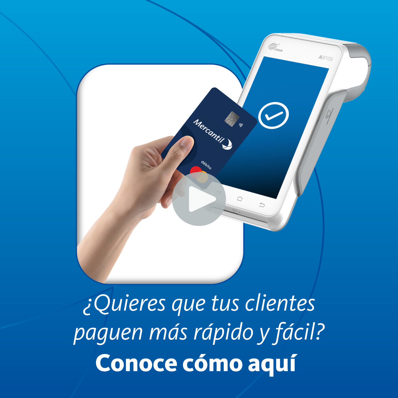 Acepta en tu comercio pagos sin contacto y con chip